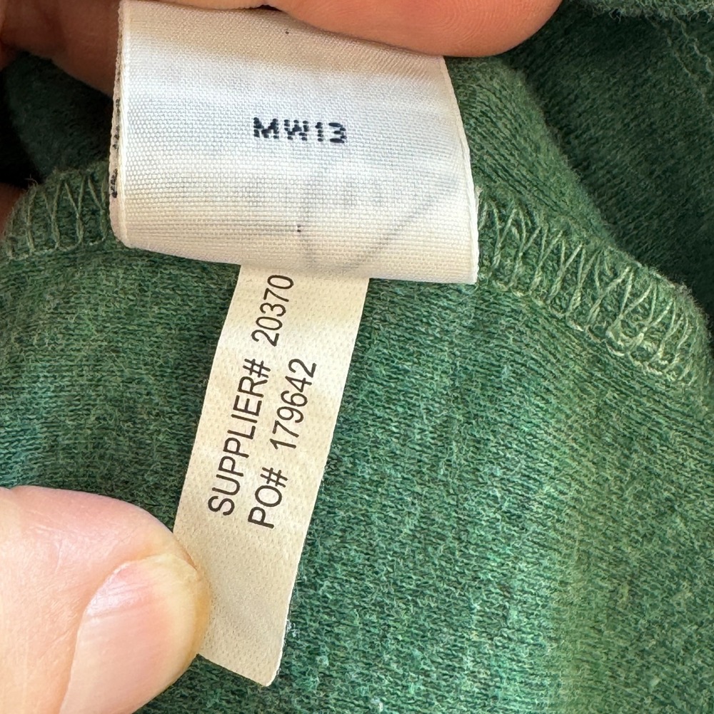 Polo Ralph Lauren L/S Polo Shirt XXL Green Cotton Classic Preppy Heritage‎ READ - Picture 5 of 9